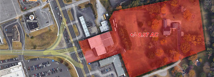 1581 Fort Campbell Blvd, Clarksville, TN - aerial  map view