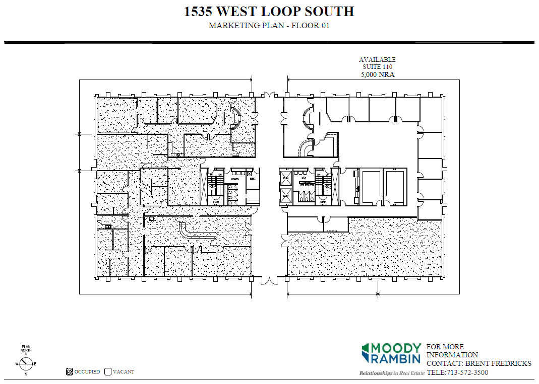 1535 West Loop S, Houston, TX for lease Typical Floor Plan- Image 1 of 1