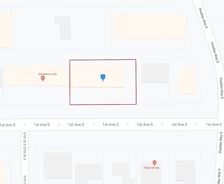 6727 1st Ave S, Saint Petersburg, FL for lease - Plat Map - Image 3 of 5