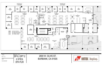 2600 W Olive Ave, Burbank, CA for lease Site Plan- Image 1 of 1