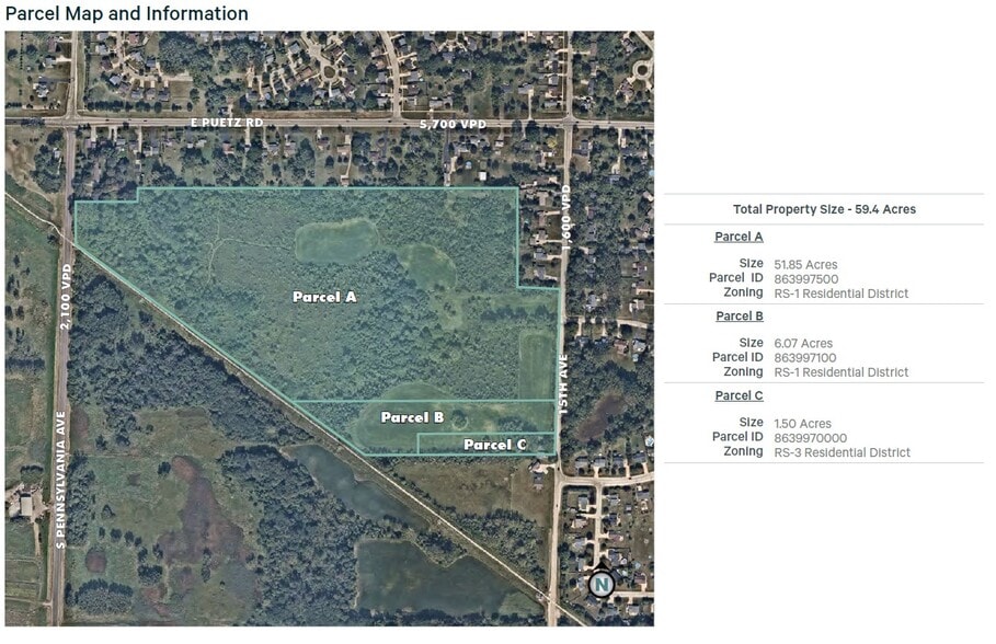 SWQ E Puetz Road & 15th Ave, Oak Creek, WI for sale - Building Photo - Image 2 of 3
