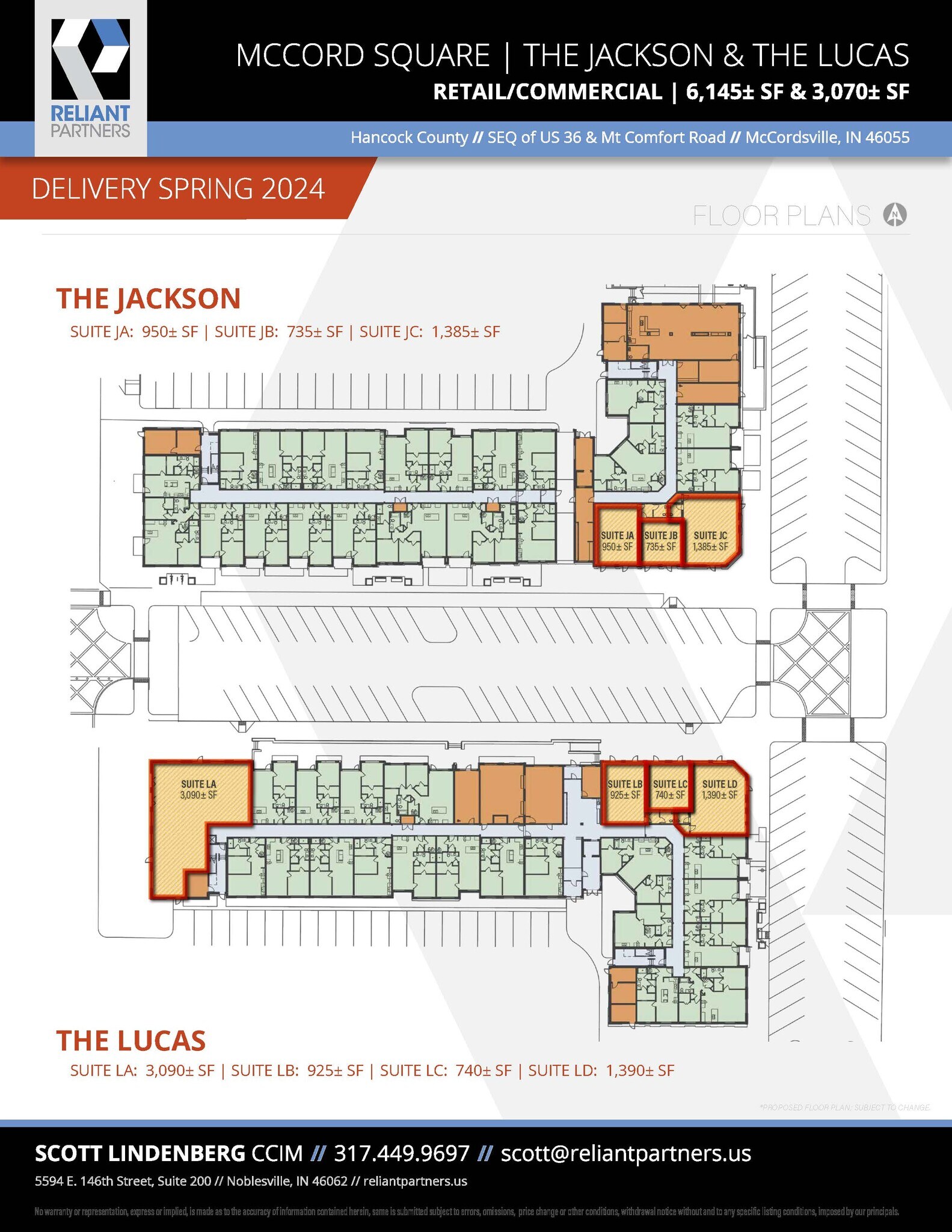 US 36 & Mt Comfort rd, Mccordsville, IN 46055 McCord Square