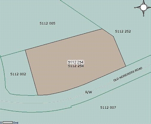 1075 Old Norcross Rd, Lawrenceville, GA for lease - Plat Map - Image 3 of 5