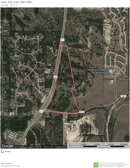 Highway 281 Texas Map Us Highway 281 Fm 1863 Bulverde Tx 78163 Nec U S 281 At Fm 1863 Loopnet