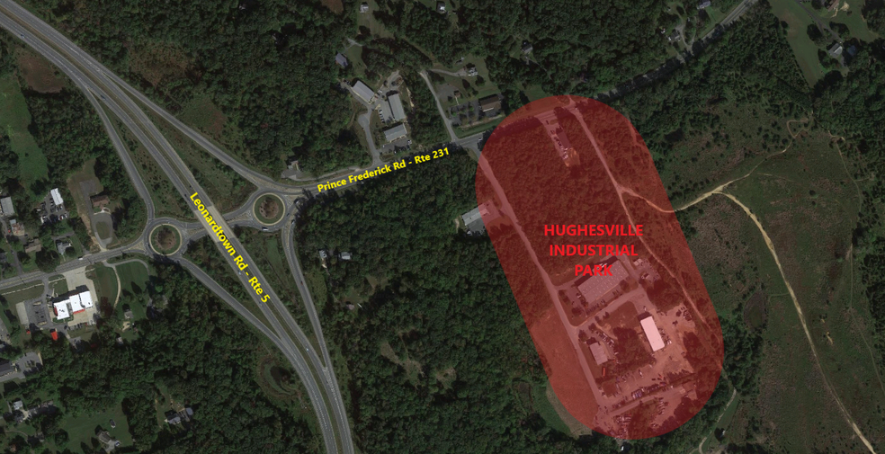 6500 Hughesville Industrial Park Road, Hughesville, MD for sale - Aerial - Image 3 of 4