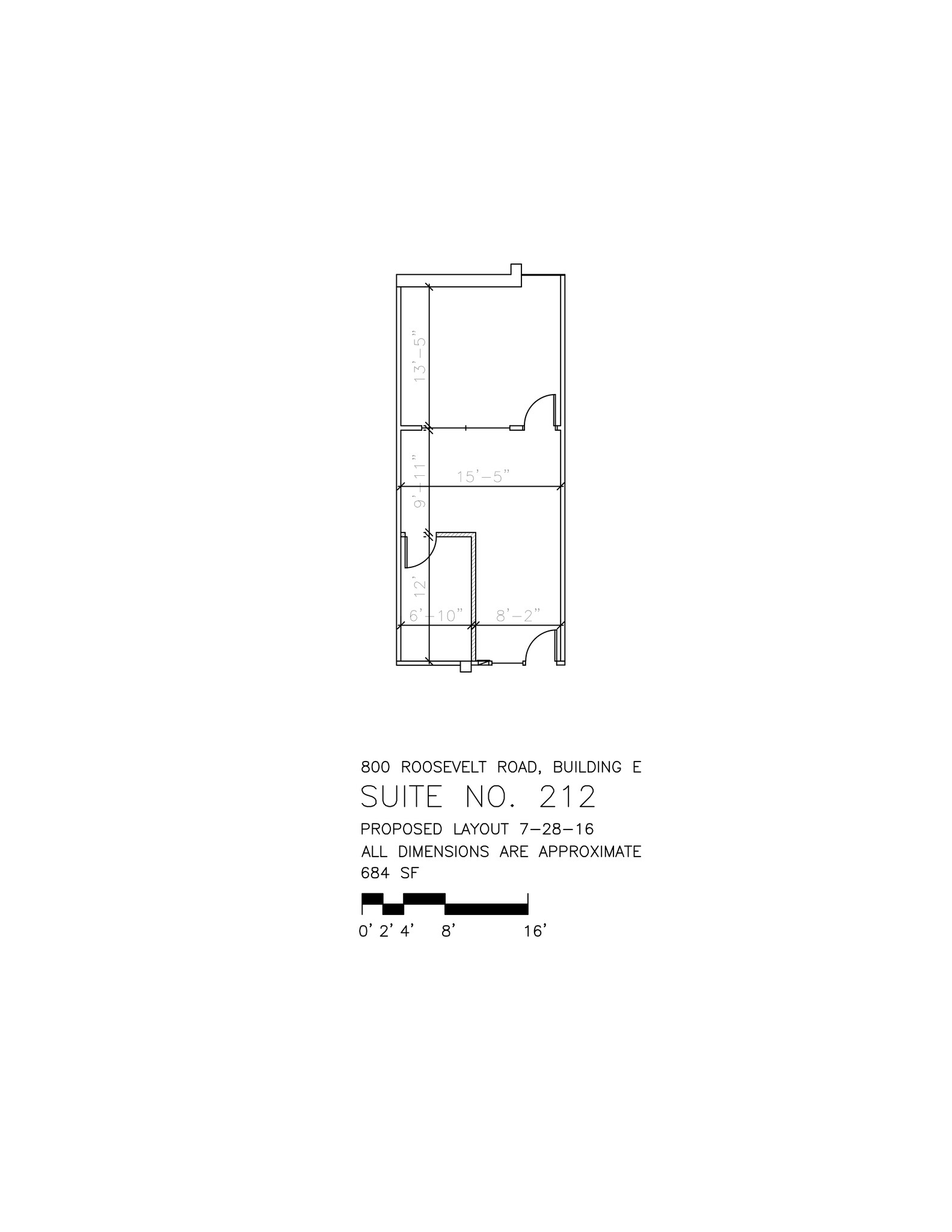 800 Roosevelt Rd, Glen Ellyn, IL for lease Site Plan- Image 1 of 1