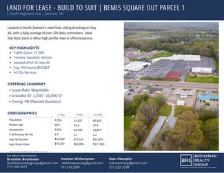 More details for 1324 S Highland Ave, Jackson, TN - Land for Lease