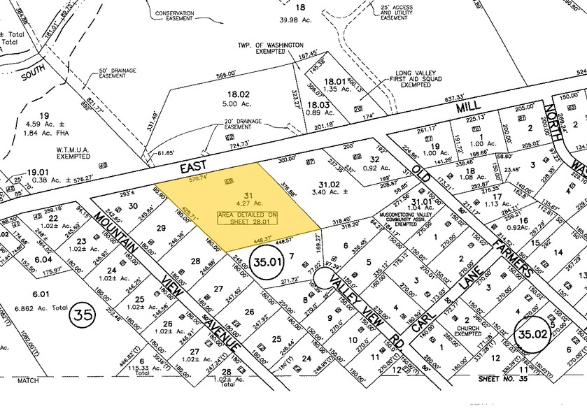 59 E Mill Rd, Long Valley, NJ for lease - Plat Map - Image 2 of 101