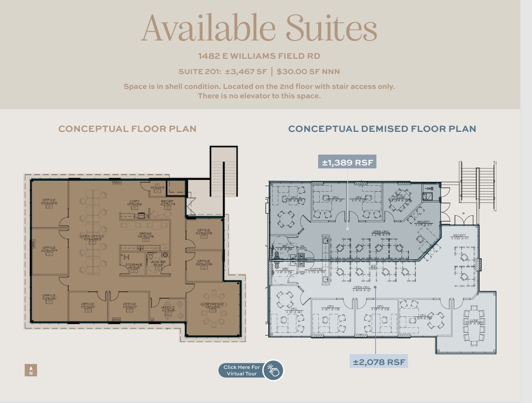 1482 E Williams Field Rd, Gilbert, AZ for lease Floor Plan- Image 1 of 1