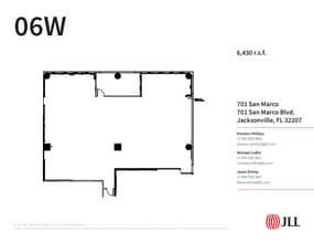 701 San Marco Blvd, Jacksonville, FL for lease Floor Plan- Image 1 of 1