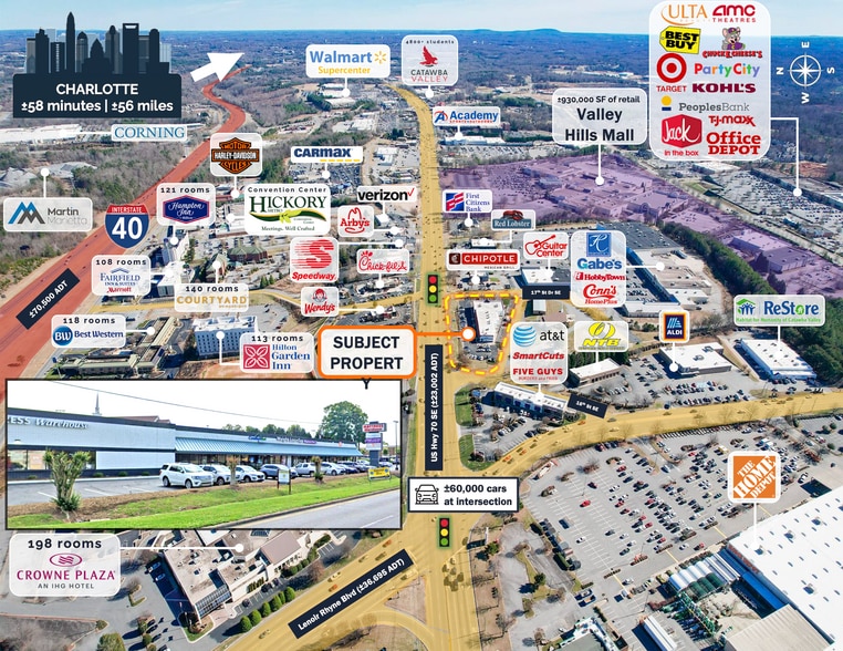 1716 Us Highway 70 SE, Hickory, NC for sale - Building Photo - Image 1 of 1