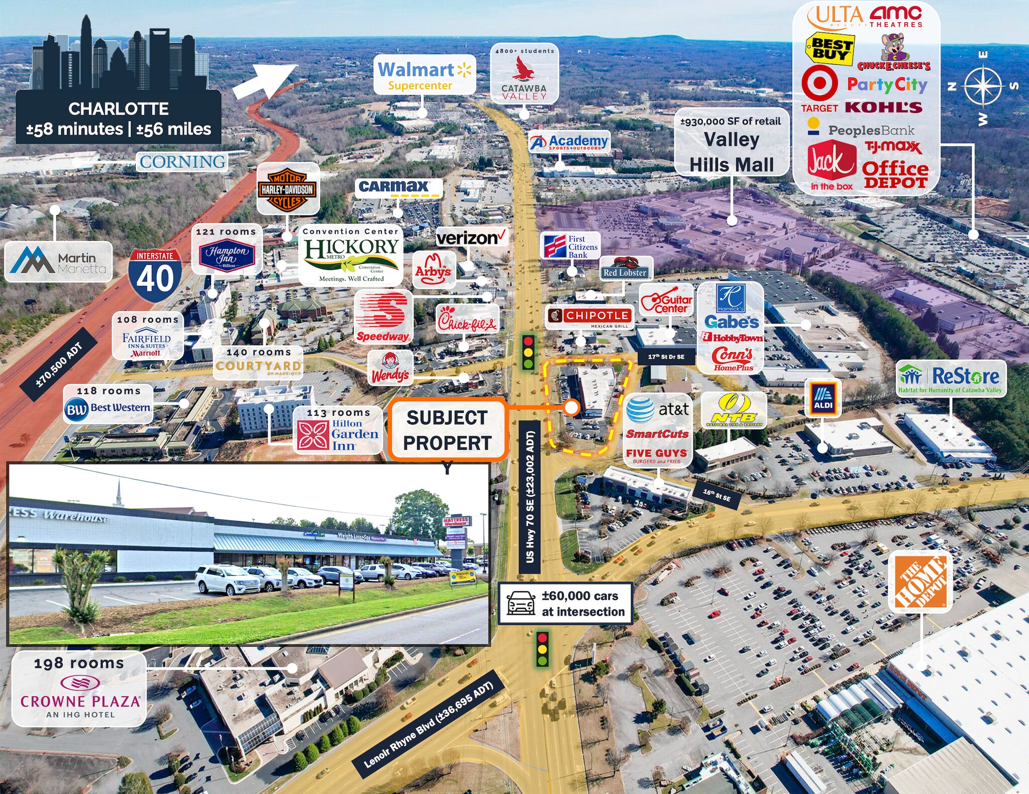 1716 Us Highway 70 SE, Hickory, NC for sale Building Photo- Image 1 of 1