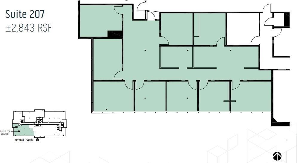 2890 N Main St, Walnut Creek, CA for lease Floor Plan- Image 1 of 1