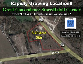 3.49 Acres Hard Corner US-287 Bus & FM 875 - Convenience Store