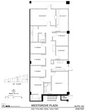 4222 Trinity Mills Rd, Dallas, TX for lease Site Plan- Image 1 of 1