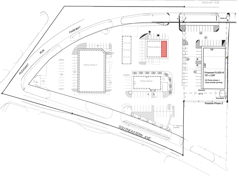 3155 E English Ave, Indianapolis, IN for lease - Site Plan - Image 3 of 6