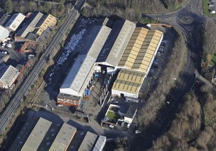 Hadrian Rd, Wallsend, TWR - aerial  map view