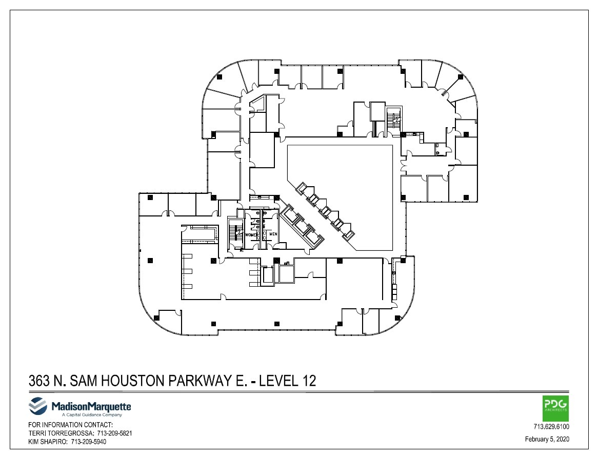 363 N Sam Houston Pky E, Houston, TX for lease Floor Plan- Image 1 of 11