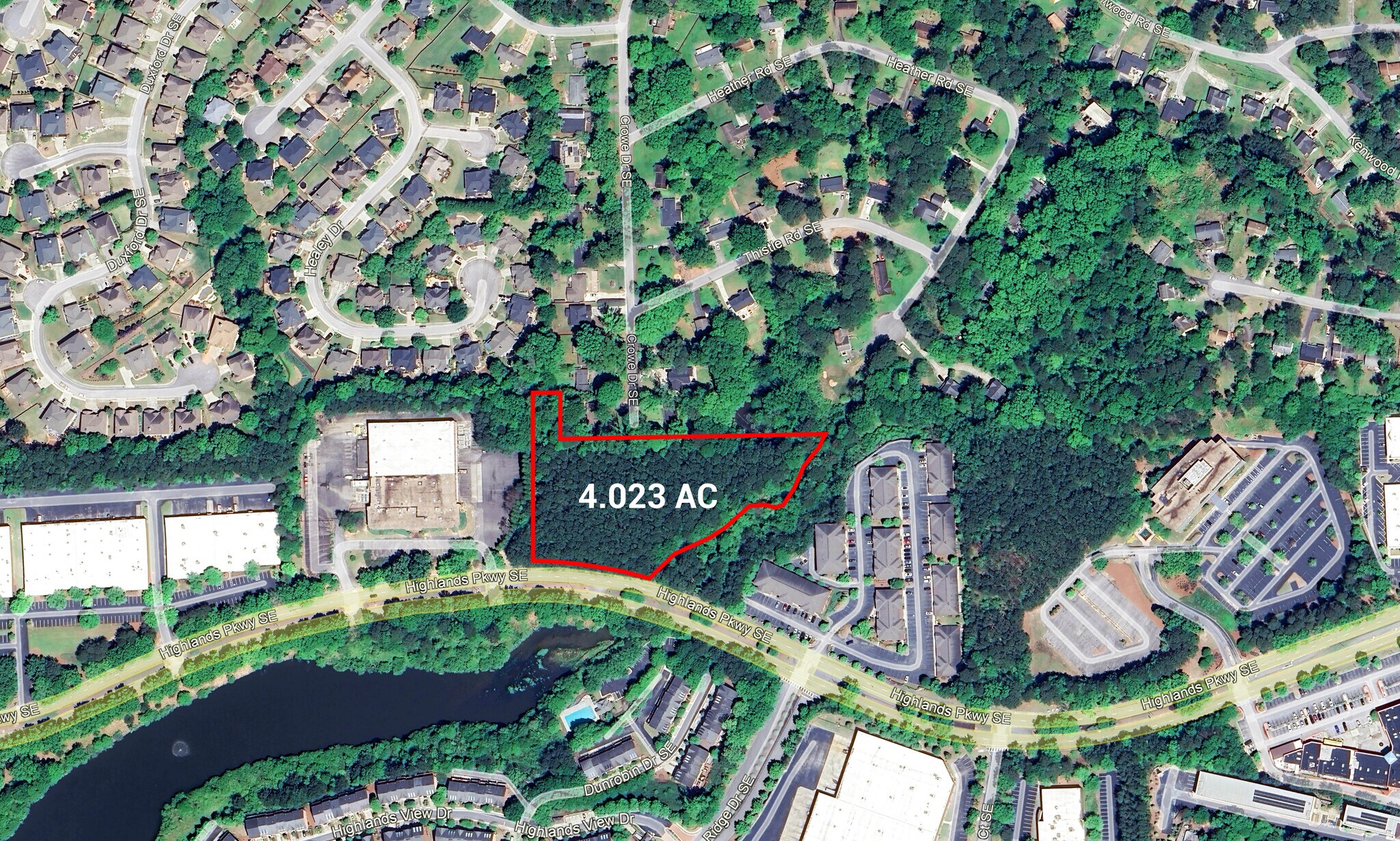 Lot K-1 Highlands Pky, Smyrna, GA for sale Aerial- Image 1 of 3