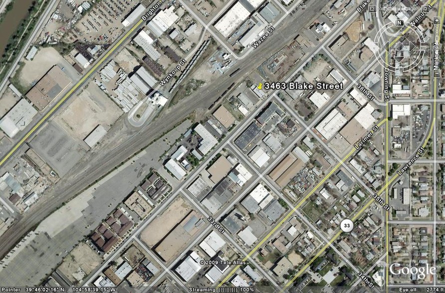 3463 Blake St, Denver, CO for lease - Aerial - Image 2 of 4