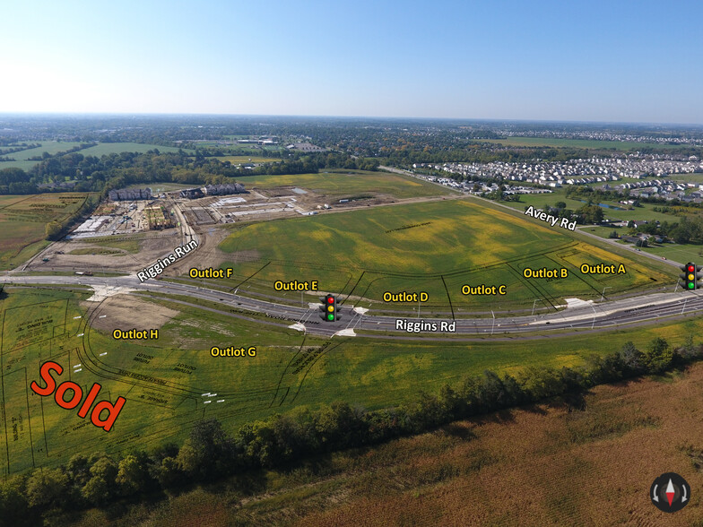 Avery Rd - Riggins Rd, Dublin, OH for sale - Aerial - Image 1 of 1