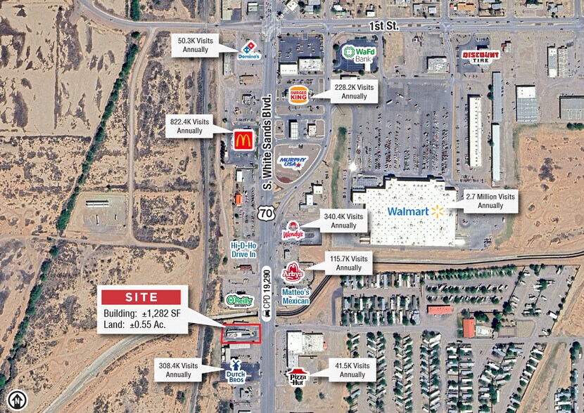 504 S White Sands Blvd, Alamogordo, NM for sale - Building Photo - Image 2 of 5