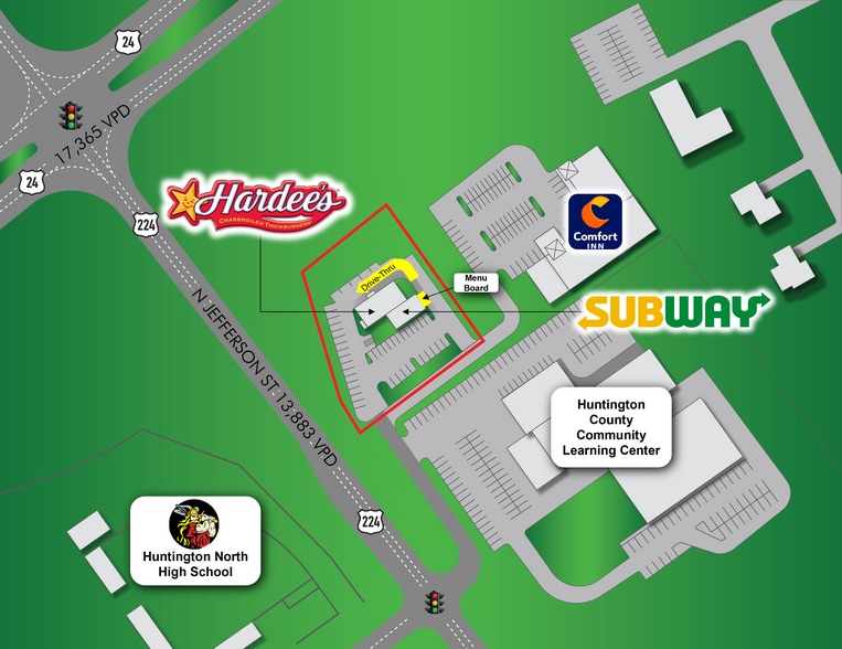 2207 N Jefferson St, Huntington, IN for sale - Site Plan - Image 3 of 4