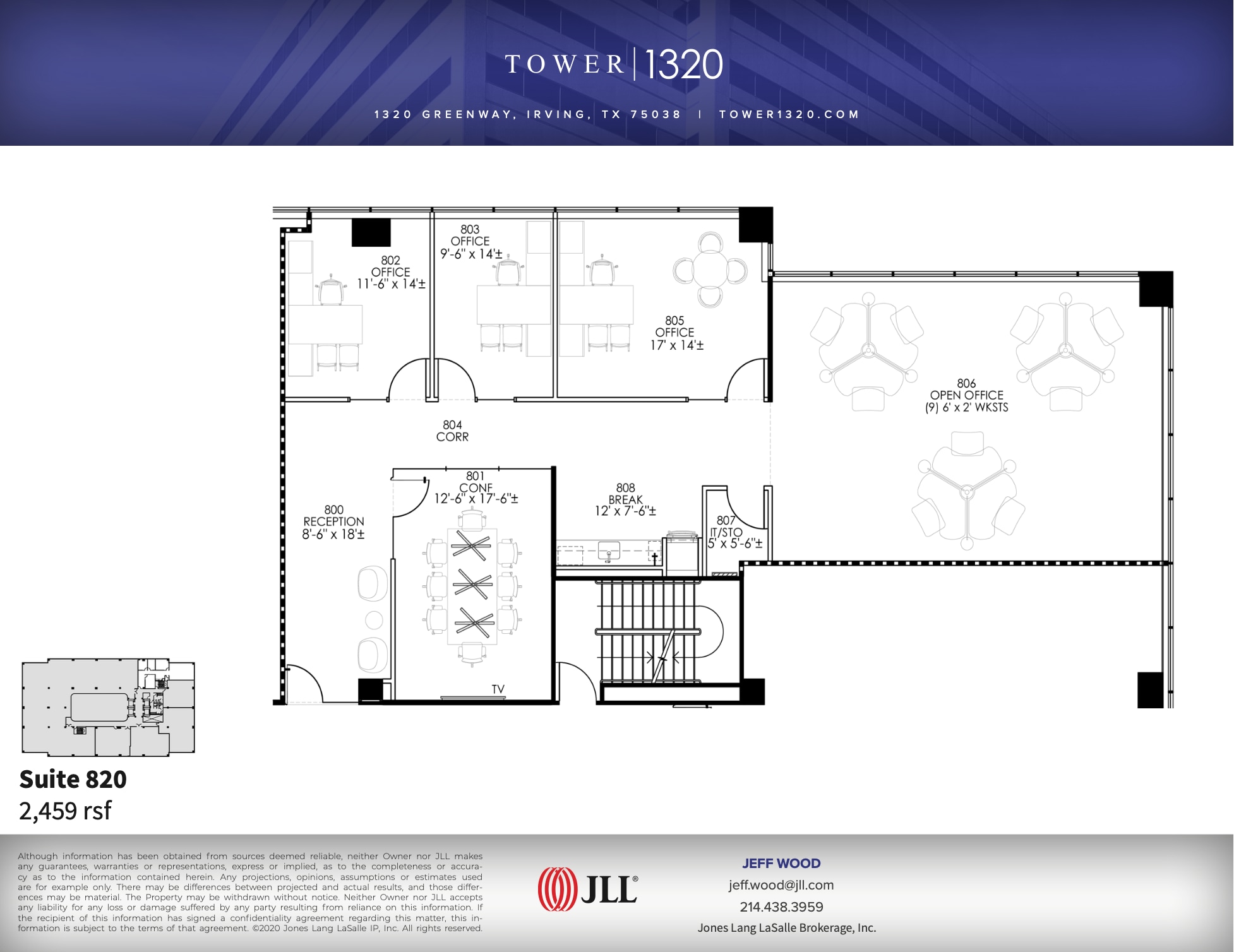 1320 Greenway Dr, Irving, TX for lease Floor Plan- Image 1 of 1