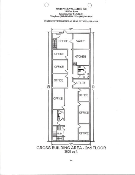 17 Market St, Poughkeepsie, NY for sale - Floor Plan - Image 3 of 22