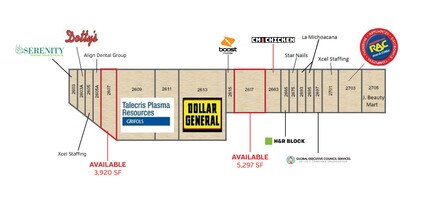 2601-2709 W Grand Ave, Waukegan, IL for lease Building Photo- Image 1 of 1
