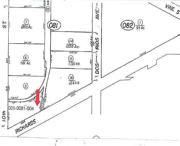1001 Richards Blvd, Sacramento, CA for lease - Plat Map - Image 2 of 14