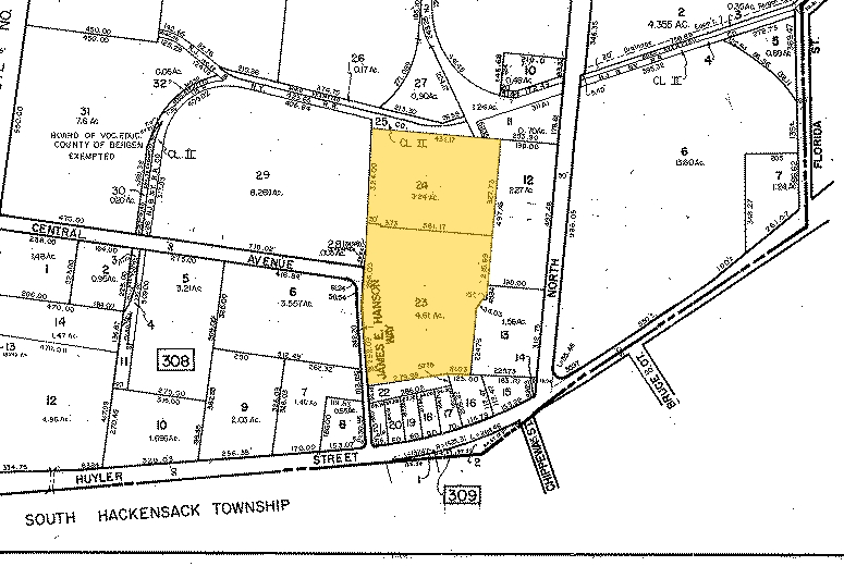 200-250 Central Ave, Teterboro, NJ for sale Plat Map- Image 1 of 1