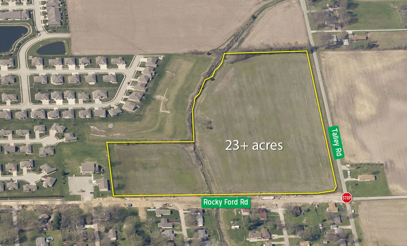 ROCKY FORD Rd, Columbus, IN for sale Aerial- Image 1 of 1