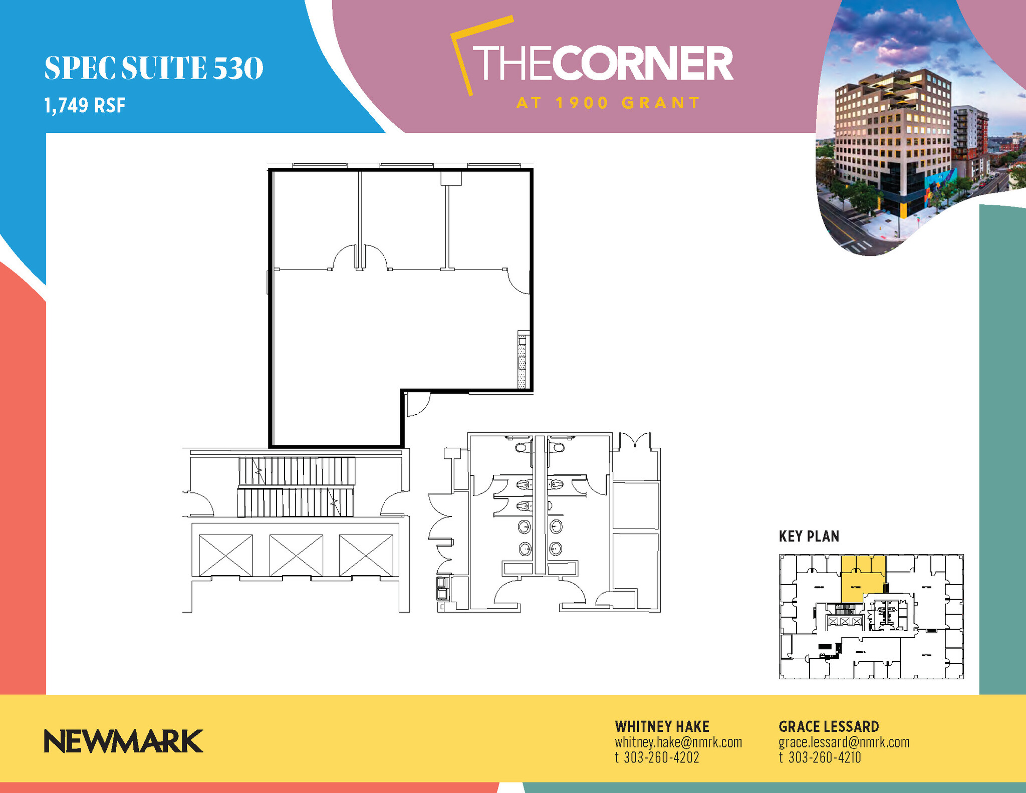 1900 Grant St, Denver, CO for lease Floor Plan- Image 1 of 1