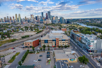 1011 9th Ave SE, Calgary, AB - aerial  map view