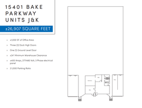 15041 Bake Pky, Irvine, CA for lease Floor Plan- Image 1 of 1