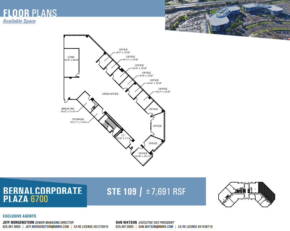 6801 Koll Center Pky, Pleasanton, CA for lease Floor Plan- Image 1 of 1