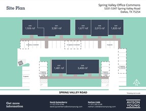 5331-5335 Spring Valley Rd, Dallas, TX for lease Site Plan- Image 2 of 2