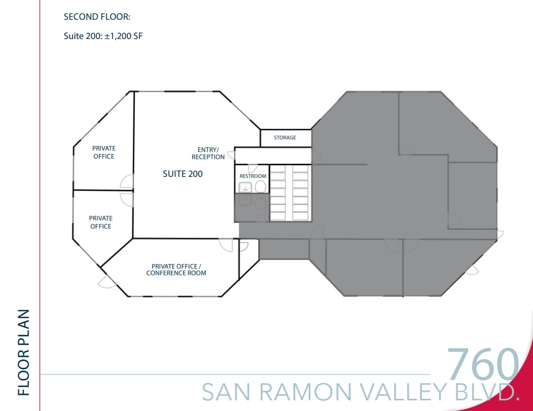 760 San Ramon Valley Blvd, Danville, CA for lease Floor Plan- Image 1 of 1