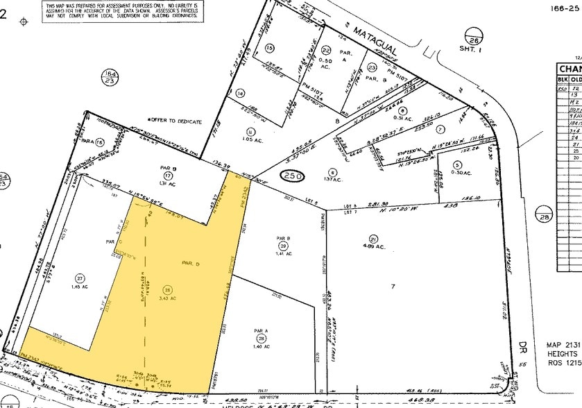 400 S Melrose Dr, Vista, CA for lease - Plat Map - Image 3 of 7
