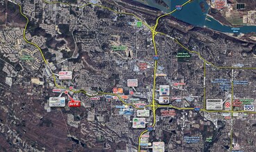 16101-16103 Chenal Pky, Little Rock, AR - AERIAL map view - Image1
