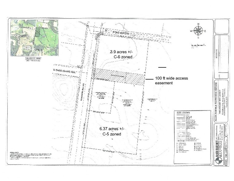 Peachers Mill Road & W Boy Scout Rd, Clarksville, TN for sale - Plat Map - Image 2 of 2