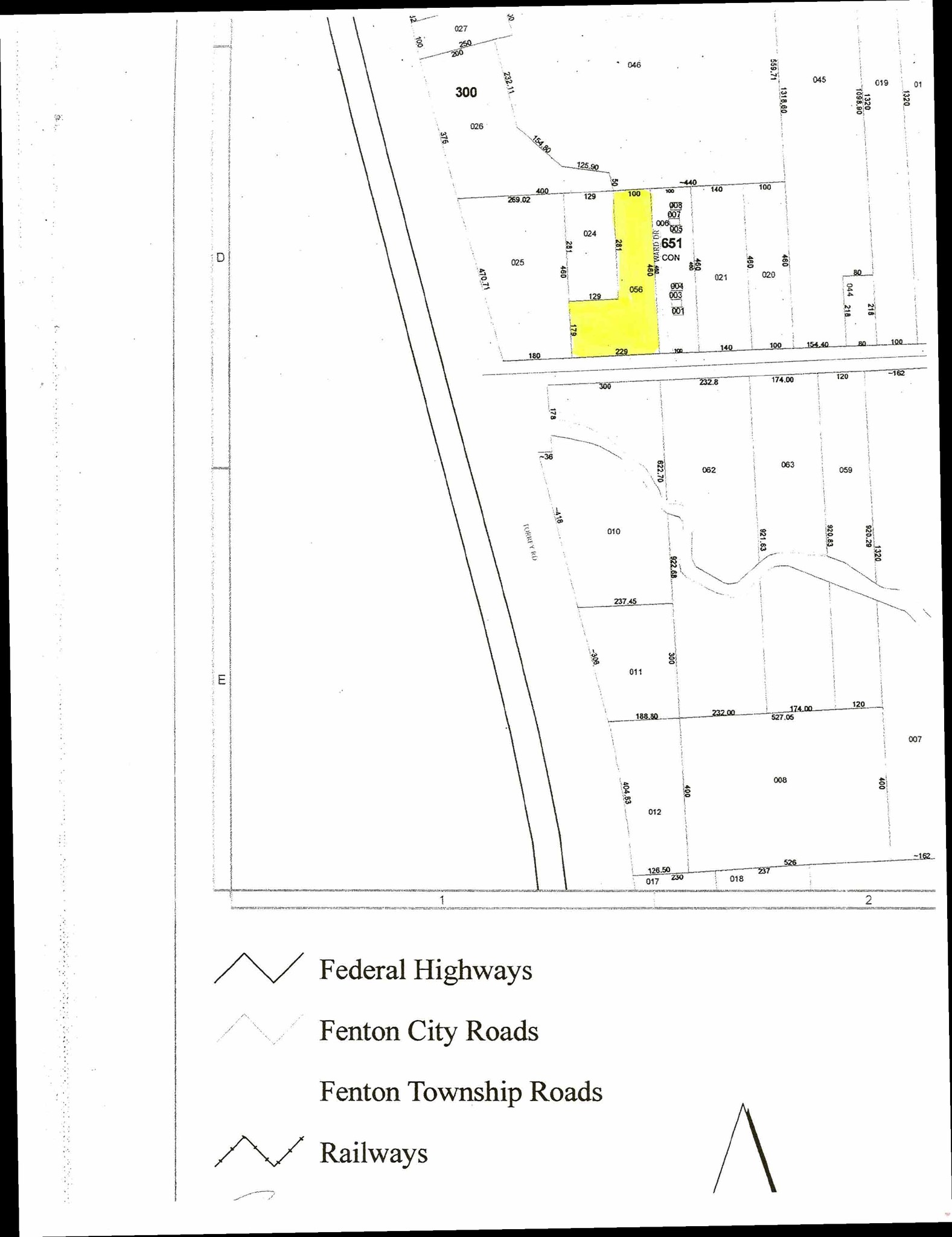 0 S Long Lake Rd, Fenton, MI for sale Plat Map- Image 1 of 3