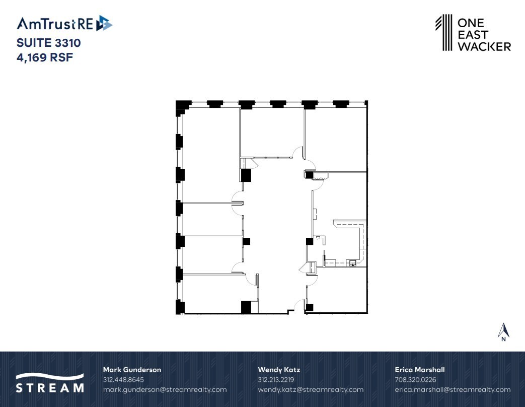 1 E Wacker Dr, Chicago, IL for lease Floor Plan- Image 1 of 1