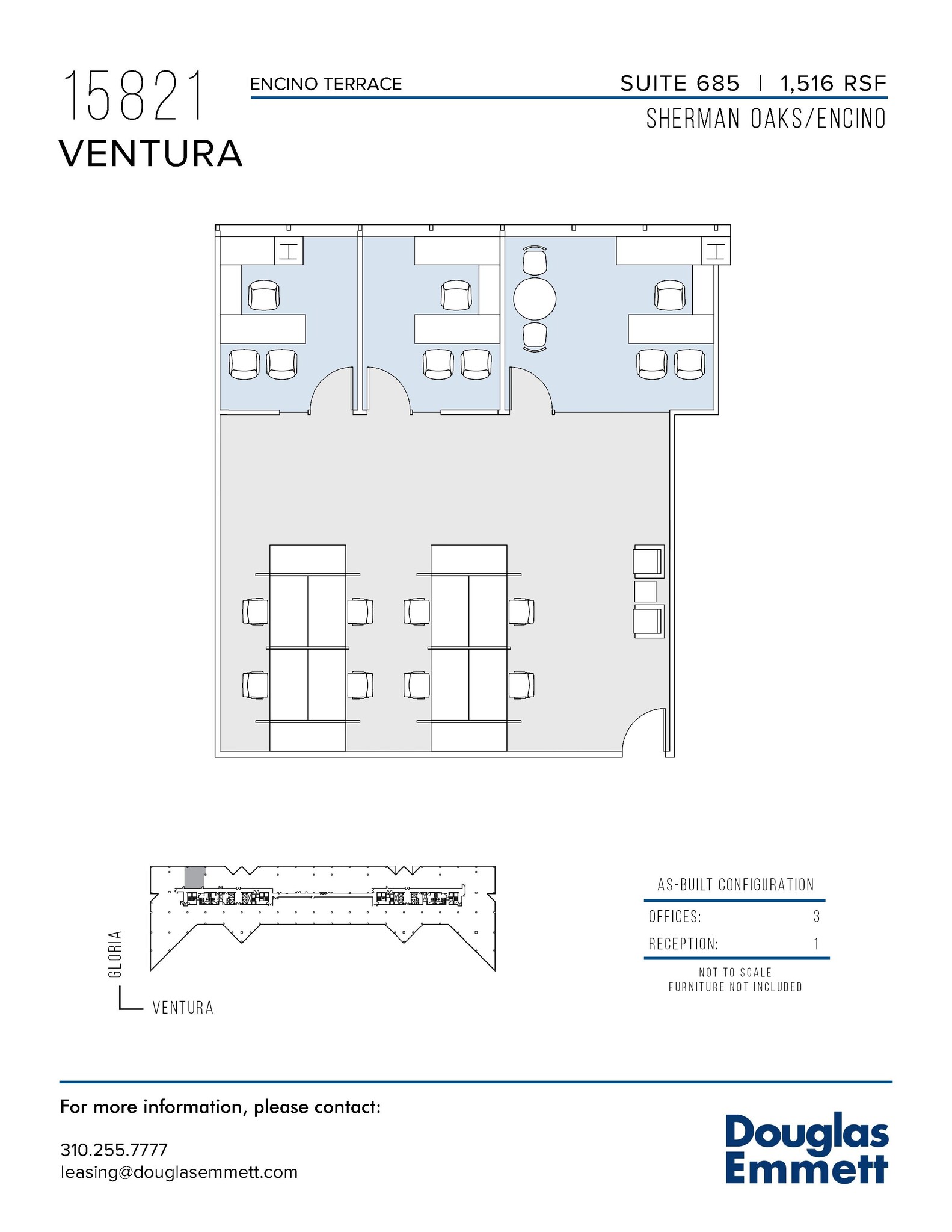 15821 Ventura Blvd, Encino, CA for lease Floor Plan- Image 1 of 1