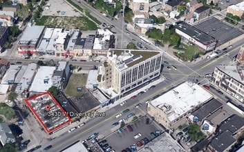 3430 W Diversey Ave, Chicago, IL - AERIAL  map view