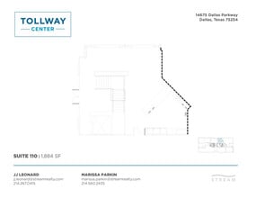 14675 Dallas Pky, Dallas, TX for lease Floor Plan- Image 1 of 1