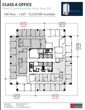 10440 N Central Expy, Dallas, TX for lease Floor Plan- Image 2 of 2