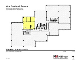 18W200 W 22nd St, Oakbrook Terrace, IL for lease Floor Plan- Image 1 of 9
