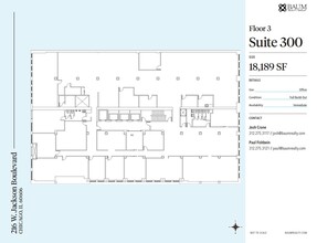 216 W Jackson Blvd, Chicago, IL for lease Floor Plan- Image 1 of 1